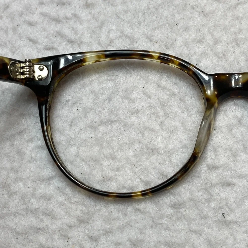 Raen Marin 48 Eyeglasses Brown Havana Brindle Tortoise 48-18-145 Handmade